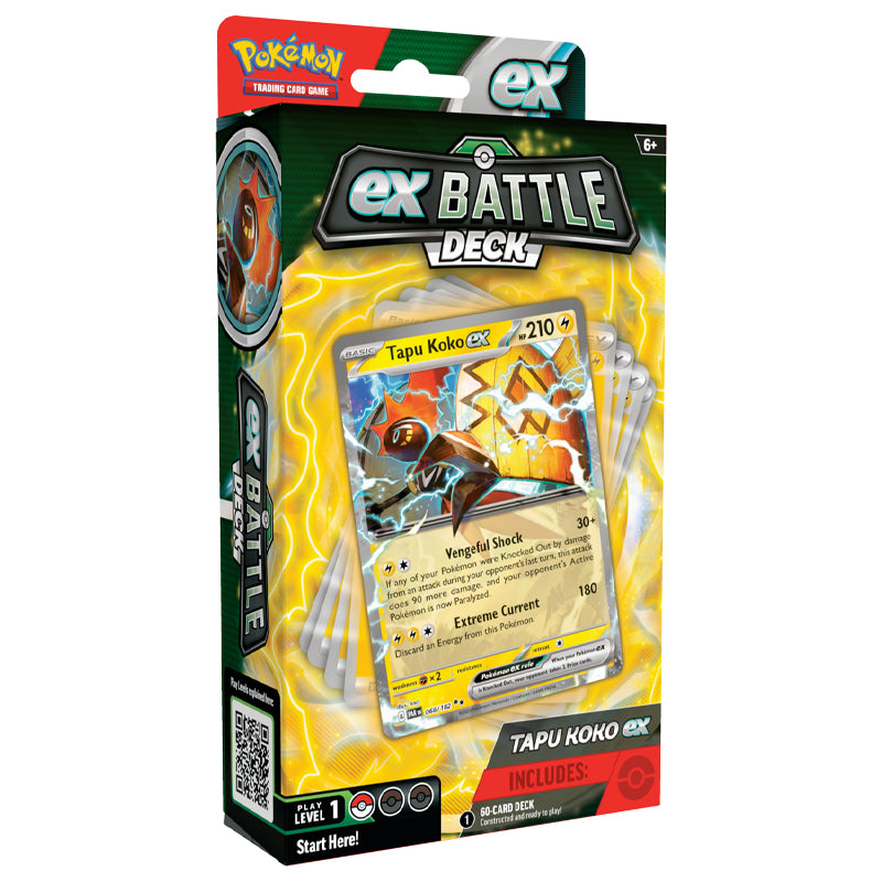 Pokémon - Tapu Koko ex/Iron Leaves ex Battle Deck - Español