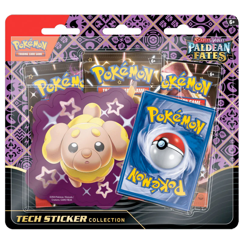 Pokémon Teck Stickers Box - Paldean Fates - Ingles