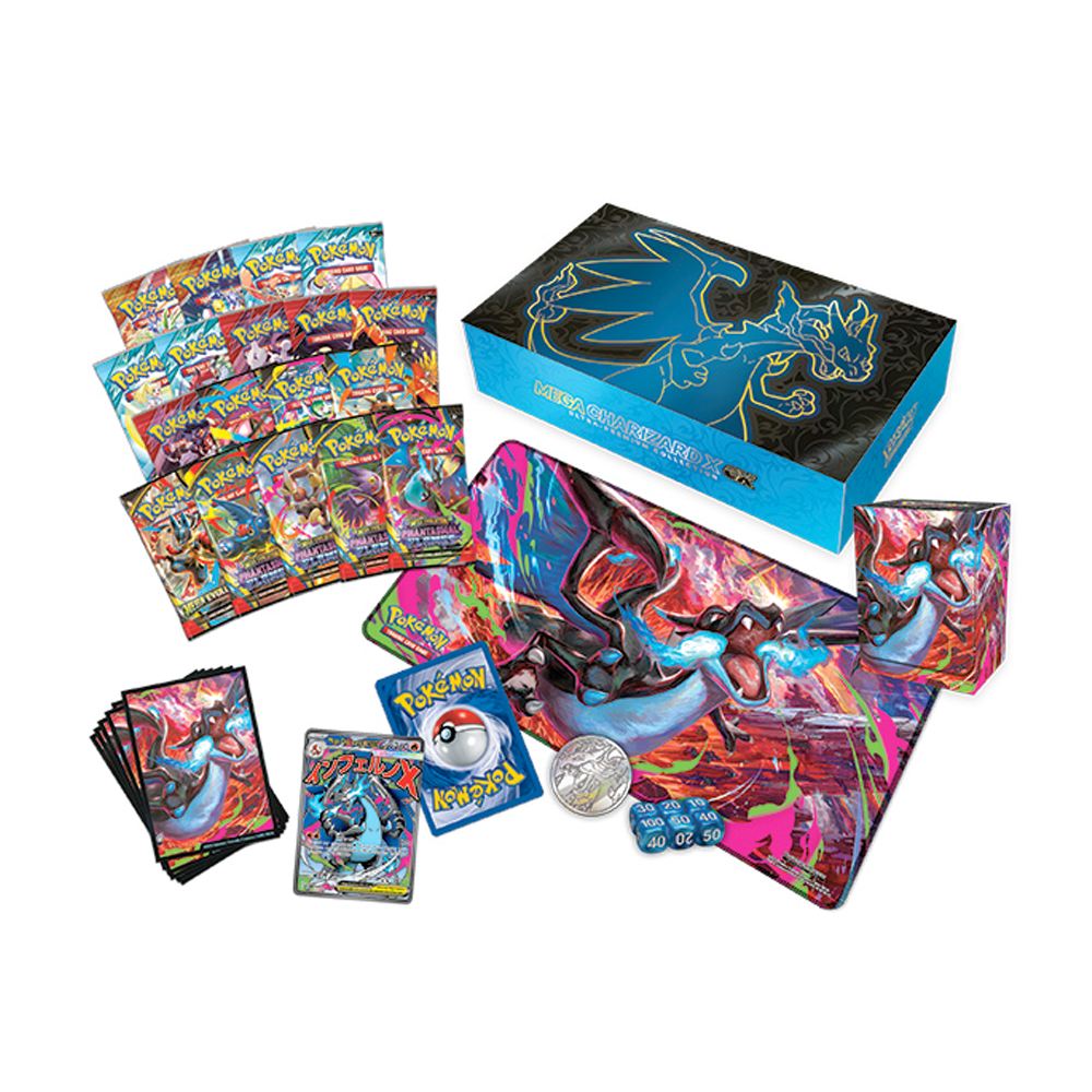 Pokémon - Mega Charizard X EX Ultra-Premium Collection - Ingles