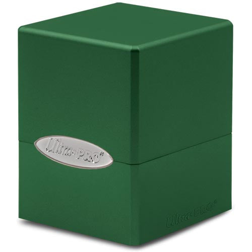 SATIN CUBE - FOREST GREEN