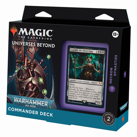 MTG Warhammer 40,000 Commander Deck 2 – Regular – Necron Dynasties (Preventa)