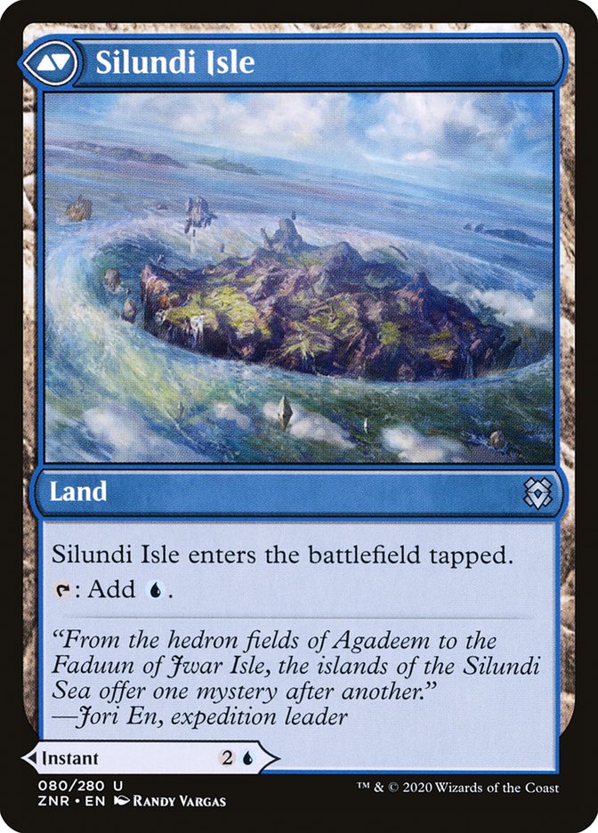 Silundi Vision // Silundi Isle [Zendikar Rising] 