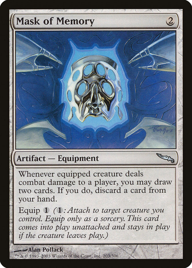 Mask of Memory [Mirrodin] 
