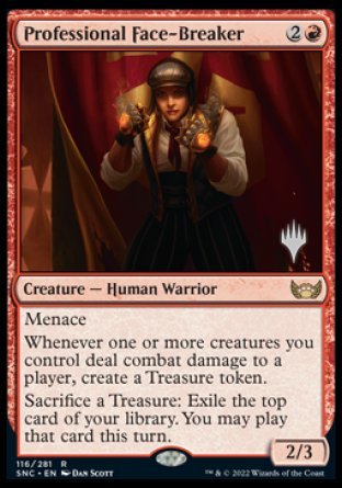 Professional Face-Breaker (Promo Pack) [Streets of New Capenna Promos]  - Español
