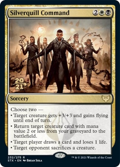 Silverquill Command - Español [Strixhaven: School of Mages Prerelease Promos]