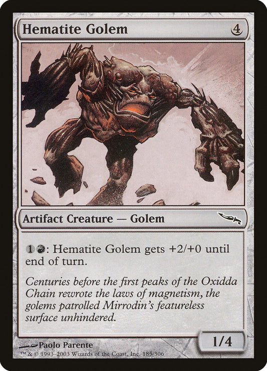 Bloodstone Golem [Mirrodin] 