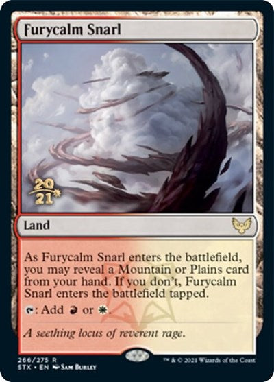 Furycalm Snarl [Strixhaven: School of Mages Prerelease Promos] - Español