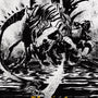 Karumonix, the Rat King Art Card (Gold-Stamped Signature) [Phyrexia: All Will Be One Art Series]