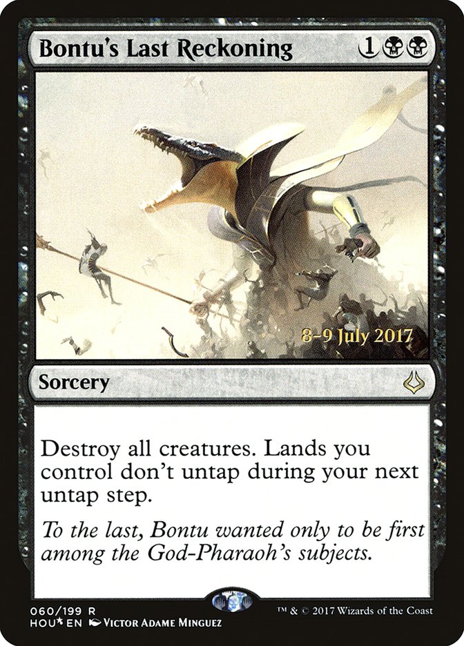 Bontu's Last Reckoning [Hour of Devastation Prerelease Promos] 