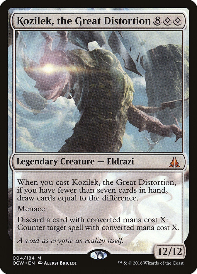 Kozilek, the Great Distortion Español [Oath of the Gatewatch]