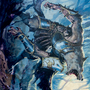 Moonrage Brute Art Card (Gold-Stamped Signature) [Innistrad: Midnight Hunt Art Series]