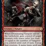 Dominating Vampire (Showcase Fang Frame) [Innistrad: Crimson Vow]