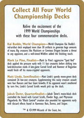 1999 World Championships Ad [World Championship Decks 1999]