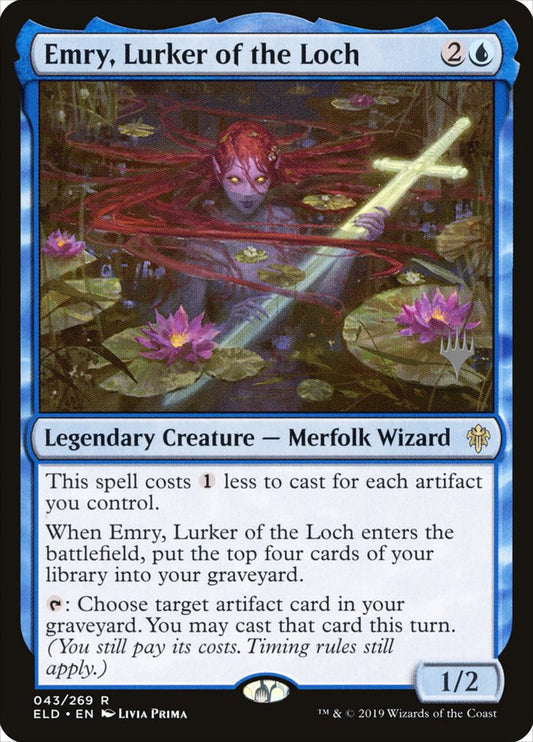 Emry, Lurker of the Loch (Promo Pack) - Español [Throne of Eldraine Promos]