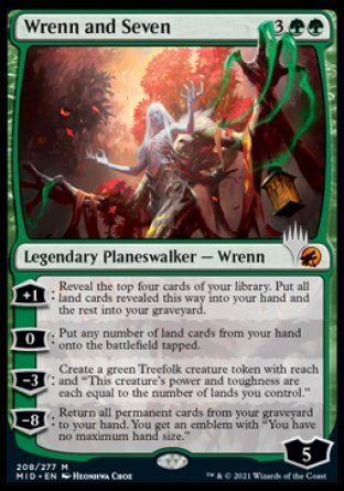 Wrenn and Seven (Promo Pack) [Innistrad: Midnight Hunt Promos] - Español