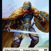 Human Warrior // Angel Warrior Double-Sided Token [Kaldheim Tokens]
