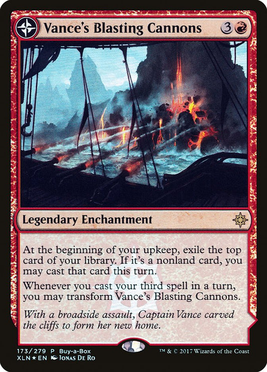 Vance's Blasting Cannons // Spitfire Bastion (Buy-A-Box) [Ixalan Treasure Chest] 