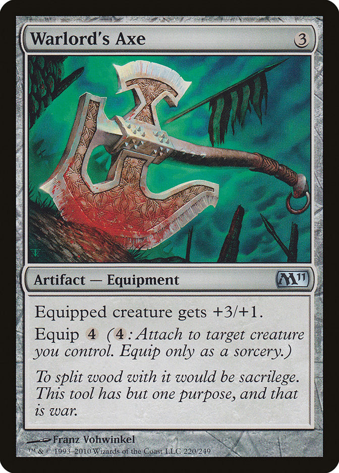 Warlord's Ax [Magic 2011] 