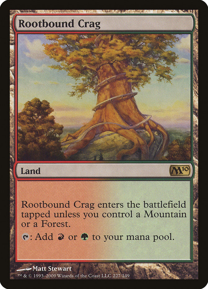 Rootbound Crag [Magic 2010] - Español