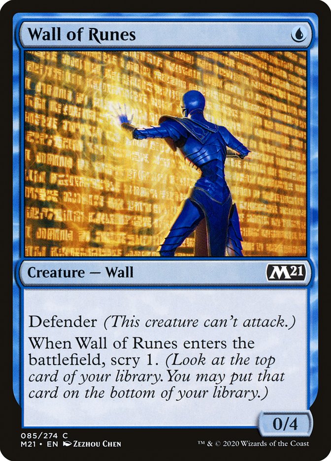 Wall of Runes [Core Set 2021] 