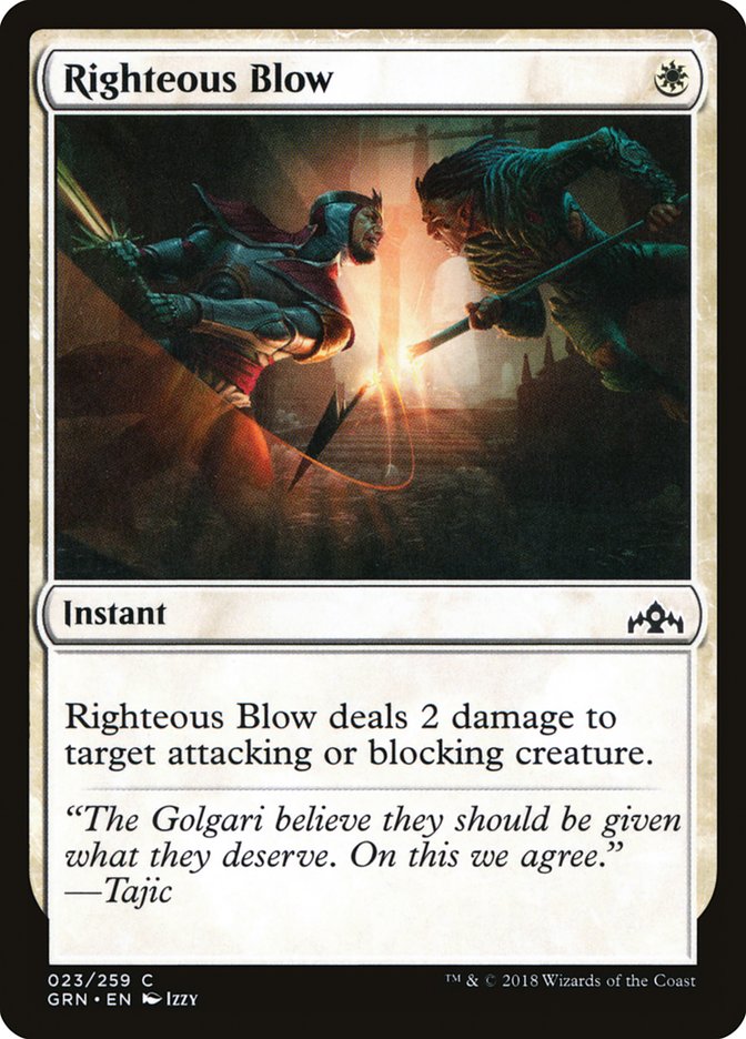 Righteous Blow [Guilds of Ravnica] 