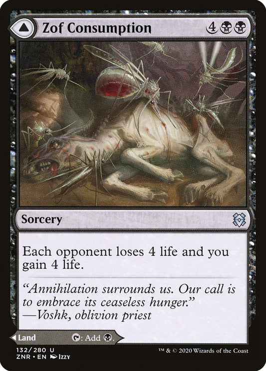 Zof Consumption // Zof Bloodbog [Zendikar Rising] 