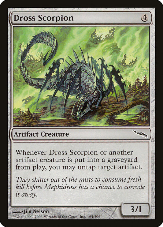 Dross Scorpion [Mirrodin] 