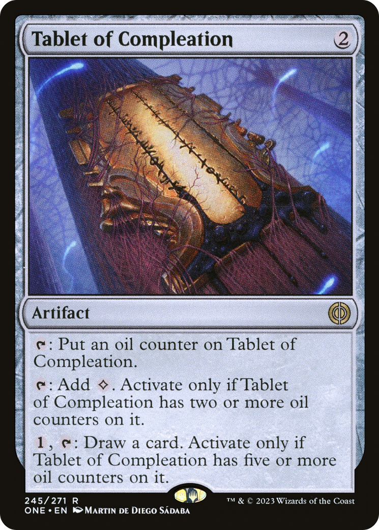 Tablet of Completion [Phyrexia: All Will Be One] 