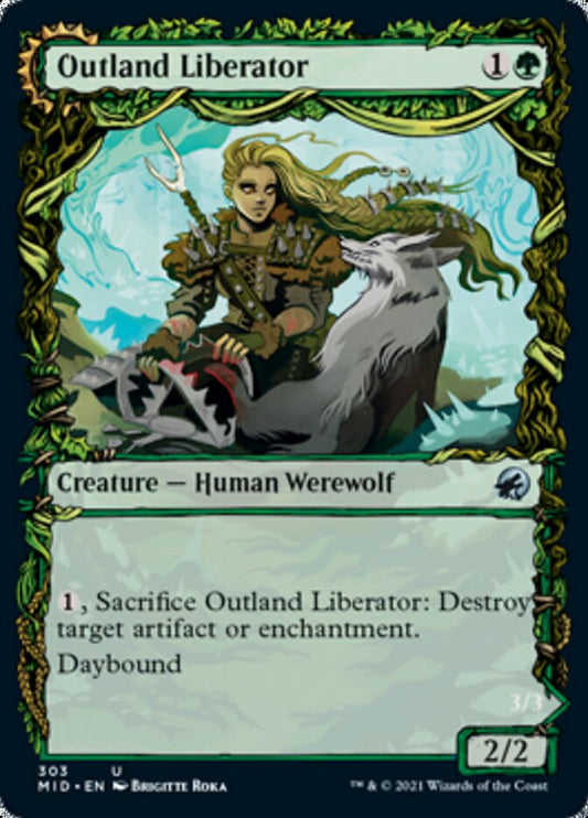 Outland Liberator // Frenzied Trapbreaker (Showcase Equinox) [Innistrad: Midnight Hunt] 