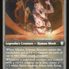 Alharu, Solemn Ritualist (Etched) [Commander Legends]