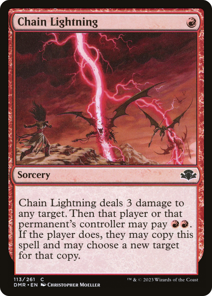 Chain Lightning [Dominaria Remastered]