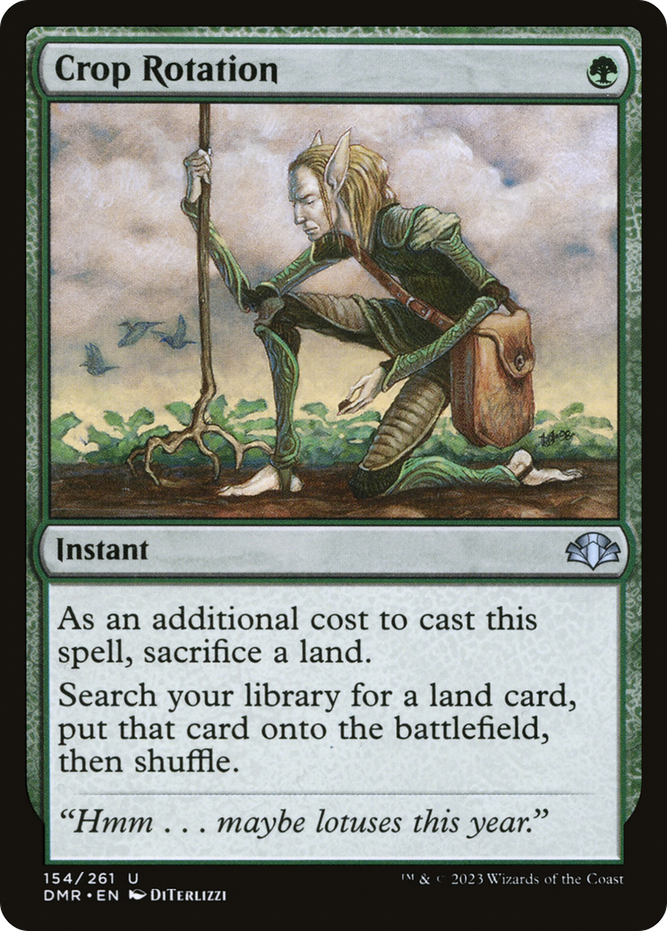 Crop Rotation [Dominaria Remastered] - Español