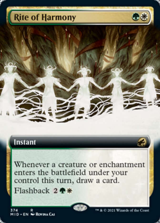 Rite of Harmony (Extended Art) [Innistrad: Midnight Hunt] 