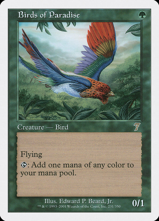 Birds of Paradise [Seventh Edition] - Japones