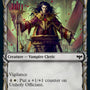 Unholy Officiant (Showcase Fang Frame) [Innistrad: Crimson Vow]