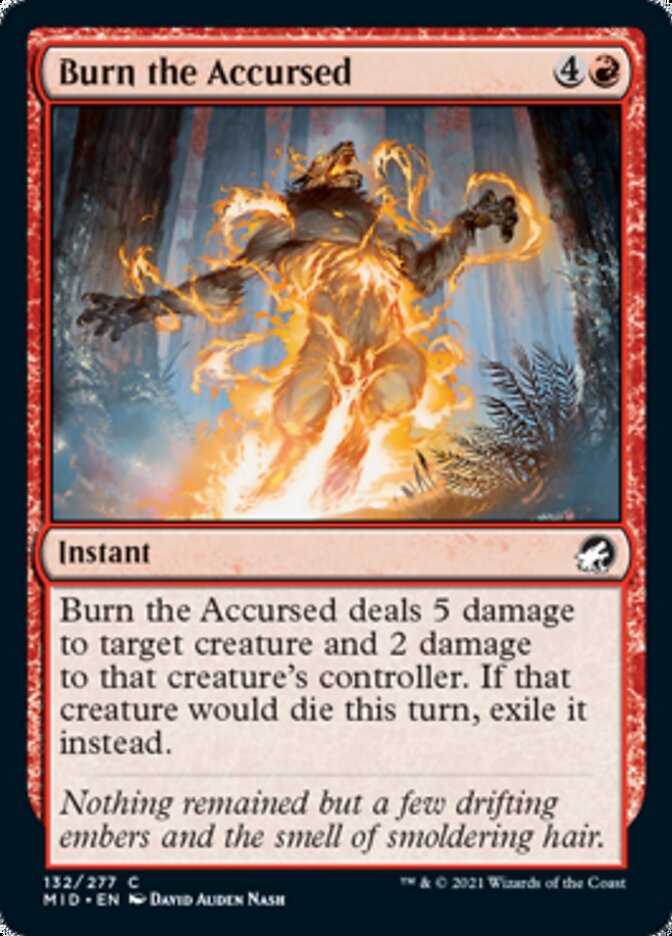 Burn the Accursed [Innistrad: Midnight Hunt] 