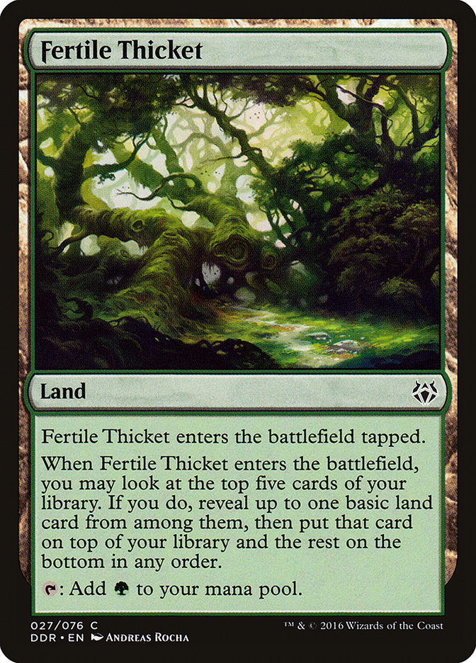 Fertile Thicket [Duel Decks: Nissa vs. Ob Nixilis] 