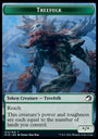 Treefolk Token [Innistrad: Midnight Hunt Tokens] 