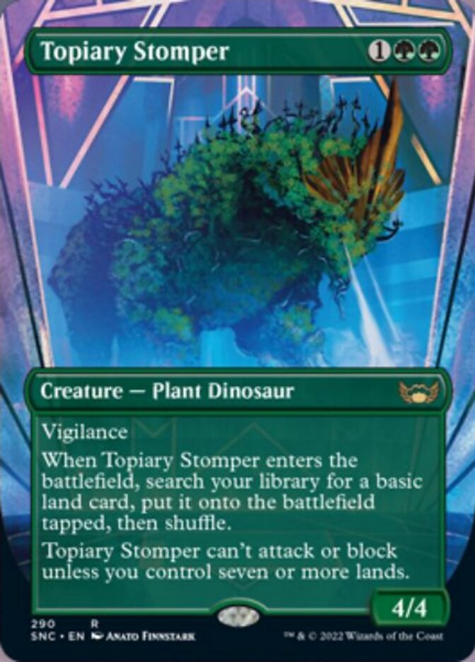 Topiary Stomper (Borderless Alternate Art)  - Español [Streets of New Capenna]