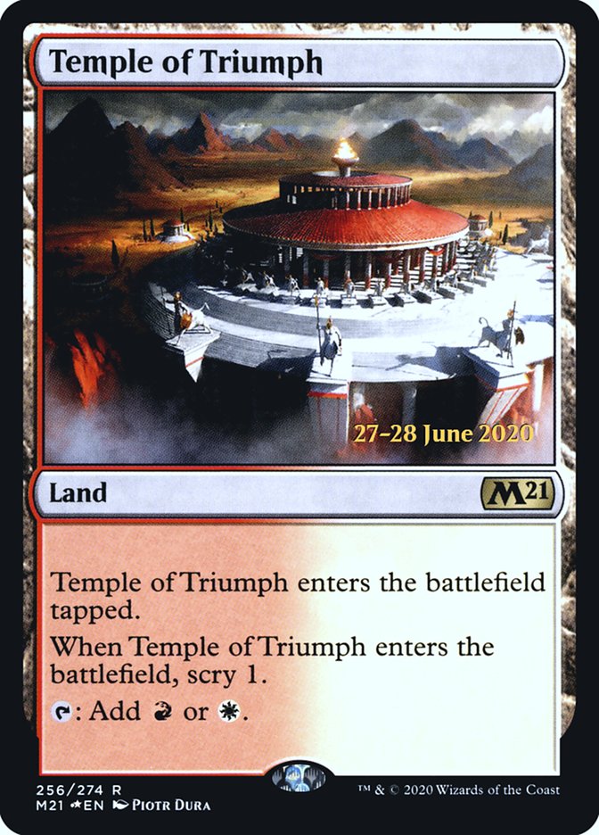 Temple of Triumph [Core Set 2021 Prerelease Promos]