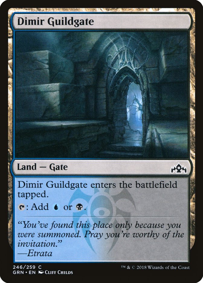 Dimir Guildgate (246/259) [Guilds of Ravnica] 