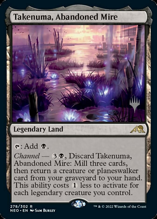 Takenuma, Abandoned Mire (Promo Pack) [Kamigawa: Neon Dynasty Promos] - Español