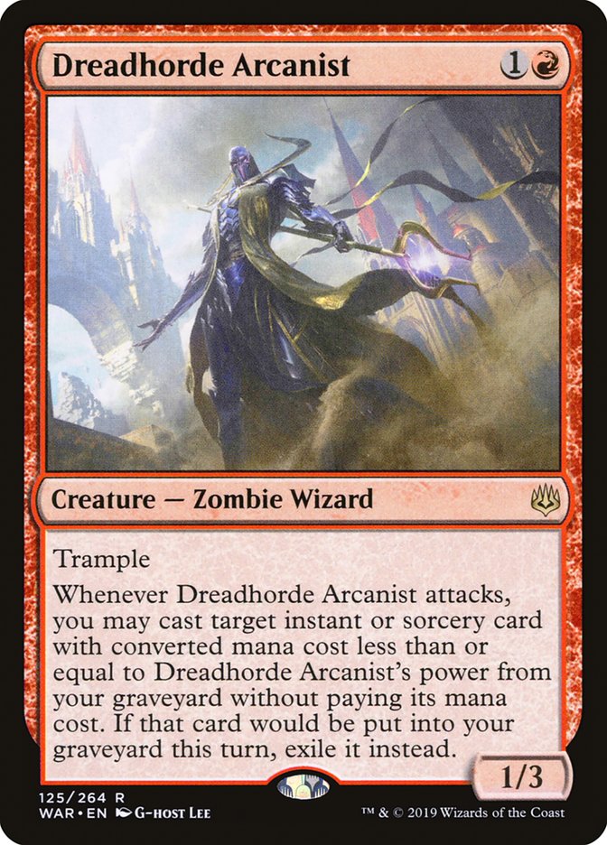 Dreadhorde Arcanist - Español [War of the Spark]