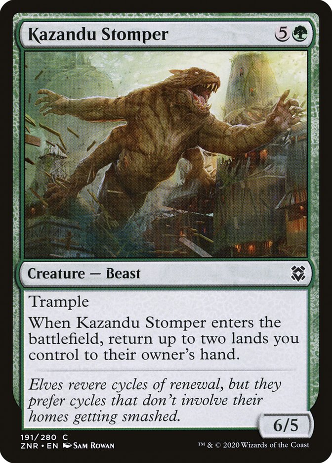 Kazandu Stomper [Zendikar Rising] 