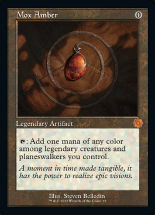 Mox Amber (Retro) [The Brothers' War Retro Artifacts] - Español