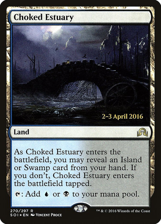Choked Estuary [Shadows over Innistrad Prerelease Promos] - Español