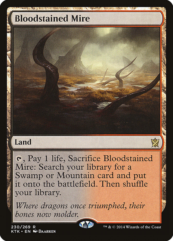 Bloodstained Mire Español [Khans of Tarkir]