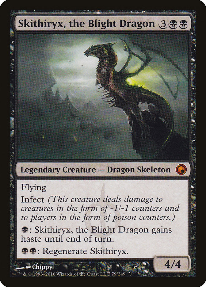 Skithiryx, the Blight Dragon [Scars of Mirrodin] - Japones