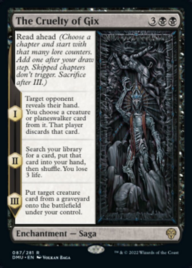 The Cruelty of Gix - Español [Dominaria United]