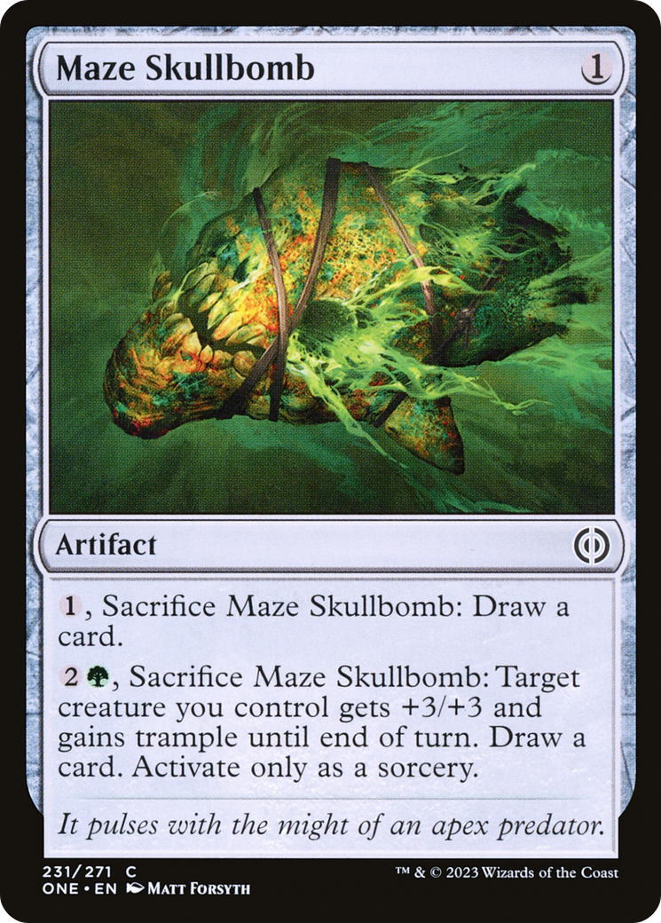 Maze Skullbomb [Phyrexia: All Will Be One] 